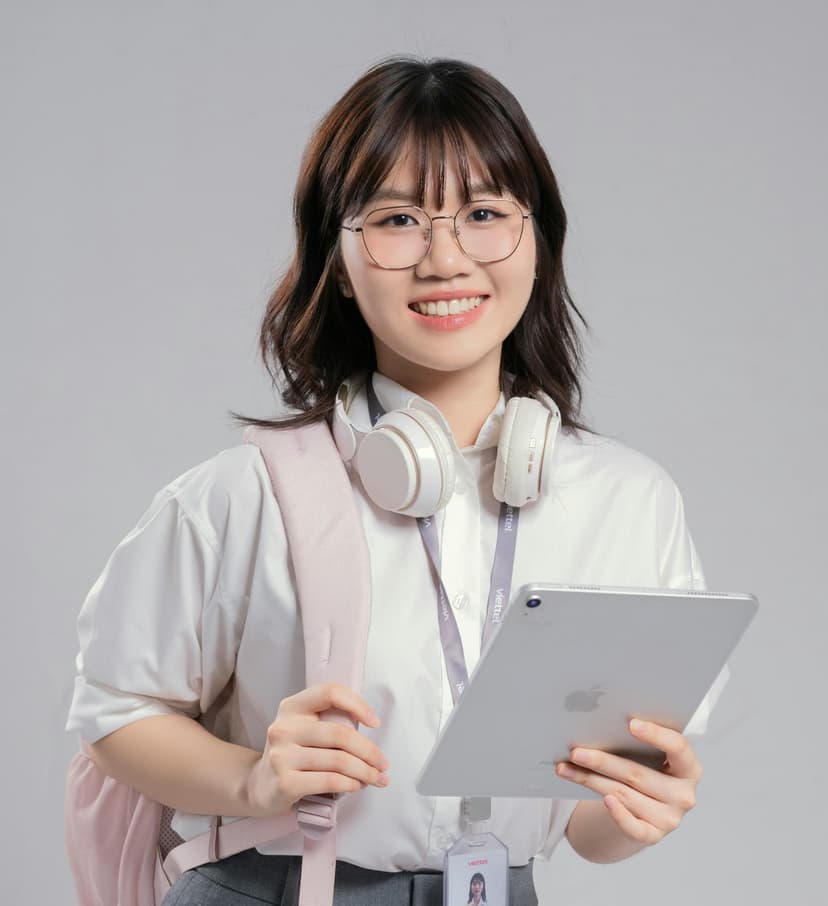 Diplômée souriante